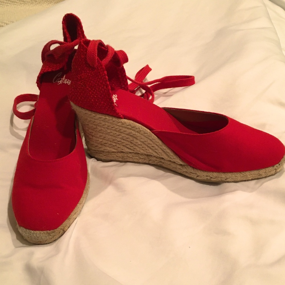 Castaner red espadrilles 39